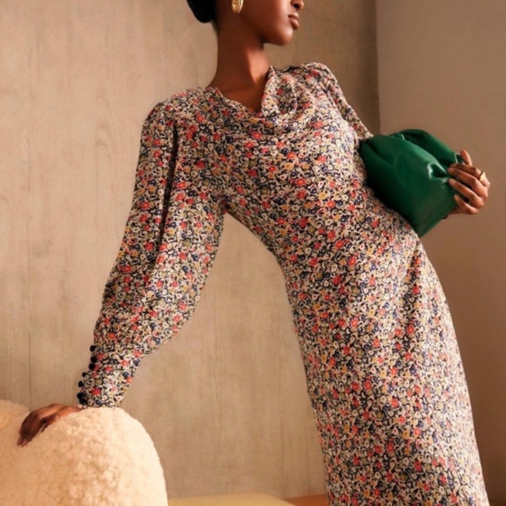 Doen Nanette Dress - Zelda Floral - Medium - Preowned & altered